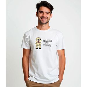 Kruskis Born To Dive Eco T-shirt Met Korte Mouwen