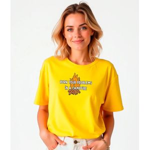 Kruskis Burn Your Problems T-shirt Met Korte Mouwen