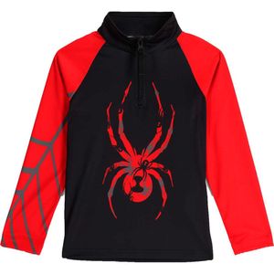 Spyder Bug Half Zip Sweatshirt Rood,Zwart 3 Years Jongen