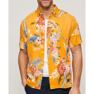 Superdry Hawaiian Short Sleeve Shirt Geel 2XL Man