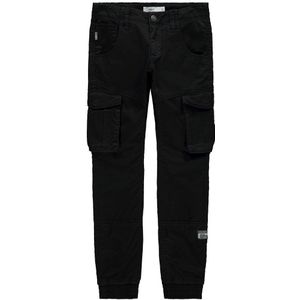 Name It Bamgo Regular Fitted Twill Pants Zwart 6 Years