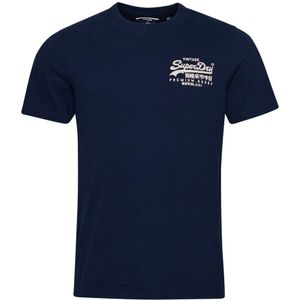 Superdry Vintage Logo Heritage Mw T-shirt Blauw L Man