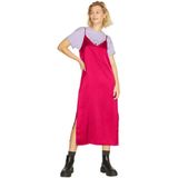 Jack & Jones - Cleo Satin - Mouwloze Midi-jurk - Zwart