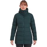 Montane F Tundra Hoodie, donsjas, dames, donkergroen