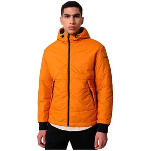 Napapijri A-circular Puffer 1 Jacket Oranje L Man