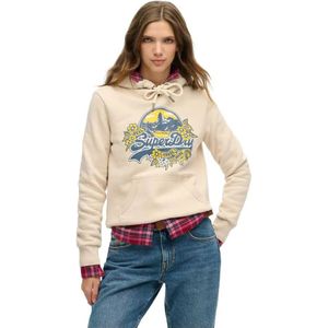 Superdry - Floral Hoodie - Damestrui - Met Capuchon