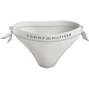 Tommy Hilfiger Uw0uw05260 Tie Side Bikini Bottom Wit XS Vrouw