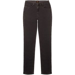 Lee Scarlett High Cropped Skinny Fit Jeans Zwart 25 / 29 Vrouw