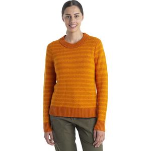 Icebreaker Waypoint Merino Crew Neck Sweater Oranje XL Vrouw