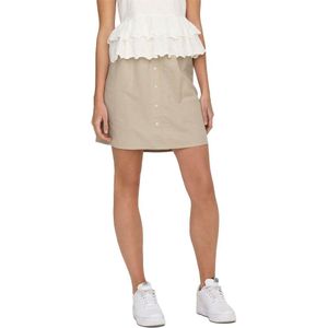 Only Kerry Skirt Beige L Vrouw