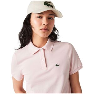 Lacoste Classic Fit Short Sleeve Polo Beige 40 Vrouw