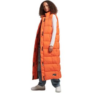 Superdry Code Sl Touchline Padded Nh Jacket Oranje XL Vrouw