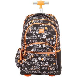 Milan 6 Zip Wheeled Backpack 25l Tandem Special Series Oranje