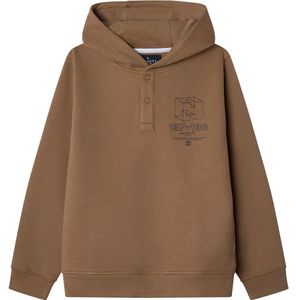Hackett - HK5800009 - Sweatshirt - Bruin - Katoen en Polyester