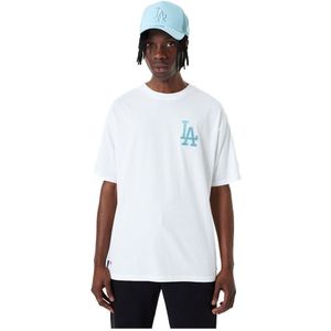 New Era 60357031 League Essentials Lc Los Angeles Dodgers Short Sleeve T-shirt Wit XL Man