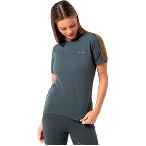 Super.natural - Alarm Running T-shirt - Korte Mouwen - Zwart - Merino Mix