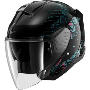 Shark Skwal Jet Reptaia Ece Open Helm