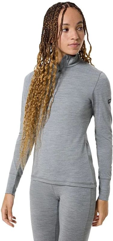 Super.natural - Tundra175 - Half Rits Lange Mouw T-shirt - Dames