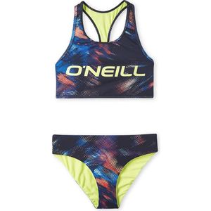 O'Neill crop bikini Active blauw/limegroen