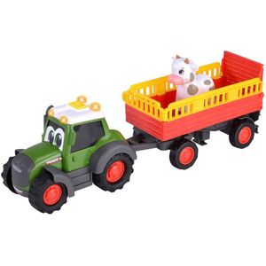 Dickie Toys Fendt Trailer Animals 30 Cm Tractor Transparant
