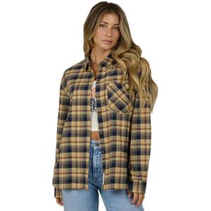 Salty Crew Shore Break Flannel Overhemd Met Lange Mouwen