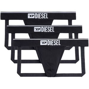 Diesel 00sh9i-0gdac Jocky Jockstrap 3 Units Zwart L Man