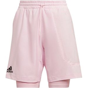 Adidas Us Series S 7´´ 2 In 1 Shorts Roze 2XL Man