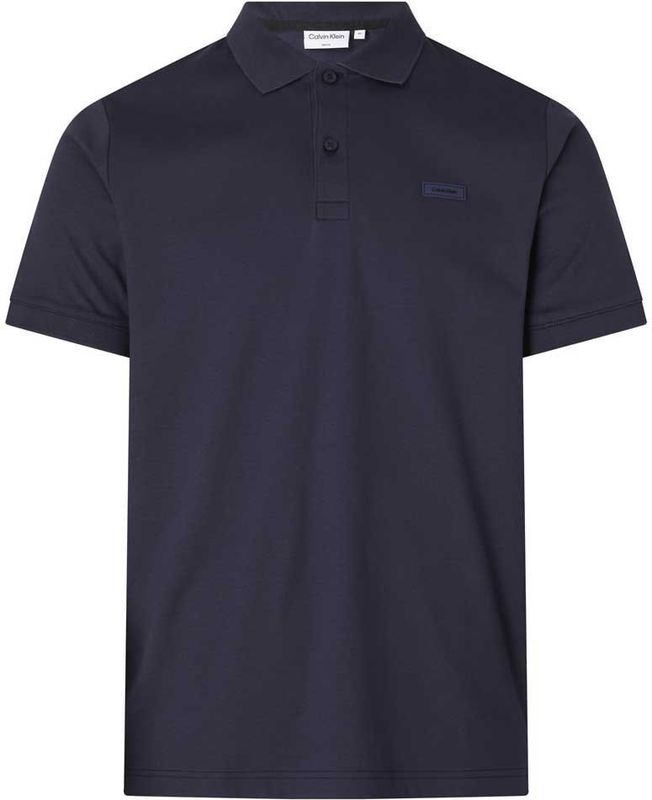 Calvin Klein Smooth Cotton Slim Korte Mouw Poloshirt