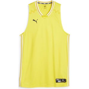 Puma Hoops Team Game Sleeveless T-shirt Geel XL Man
