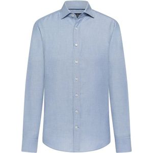 Hackett Denim Look Overhemd Met Lange Mouwen
