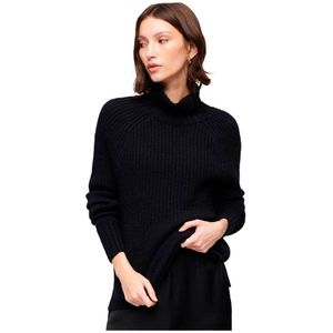Superdry Essential Rib Crew Neck Sweater Zwart XL Vrouw