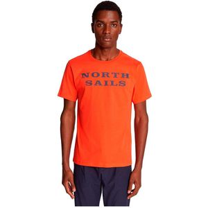 North Sails Graphic Short Sleeve T-shirt Oranje XL Man