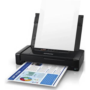 Epson - WF-110W - Draagbare A4 Inkjetprinter - Wit - USB Oplaadbaar
