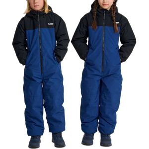 Hummel - hmlJR BLOCK SNOWSUIT WP - Winteroverall - Donkerblauw - Junior