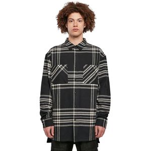 Urban Classics Long Oversized Checked Summit Overhemd Met Lange Mouwen