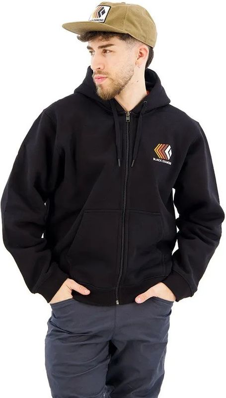 Black Diamond - Faded - Hoodie - Katoen - Volledige Rits, Capuchon met Trekkoord, Twee Voorkantzakken