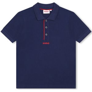 Hugo G00015 Short Sleeve Polo Blauw 12 Years