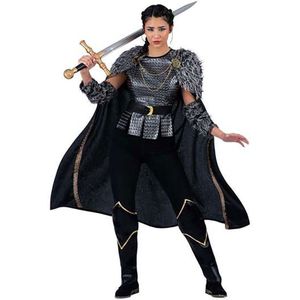 Viving Costumes Lady Viking Woman Custom Zwart S