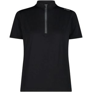 CMP - Half Zip Wielrenshirt - Zwart - Dames