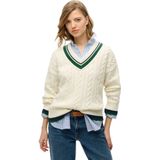 Superdry - W6110668A - Oversized Trui - V-hals