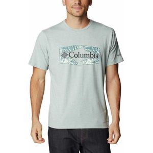 Columbia Sun Trek Graphic Short Sleeve T-shirt Grijs M Man