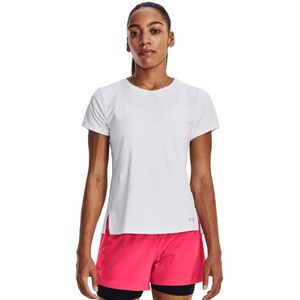 Under Armour Iso-chill Laser Short Sleeve T-shirt Wit XL Vrouw