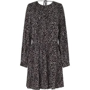 Pepe Jeansvoor vrouwen. PL953445 Azalea jurk zwart (L), Casual, Viscose, Lange mouwen