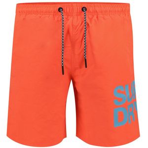 Superdry Sportswear Logo 17´´ Swimming Shorts Oranje XL Man