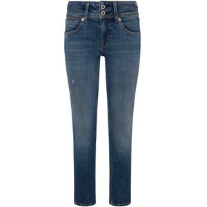 Pepe Jeans Pl204729 Slim Fit Jeans Blauw 25 / 32 Vrouw