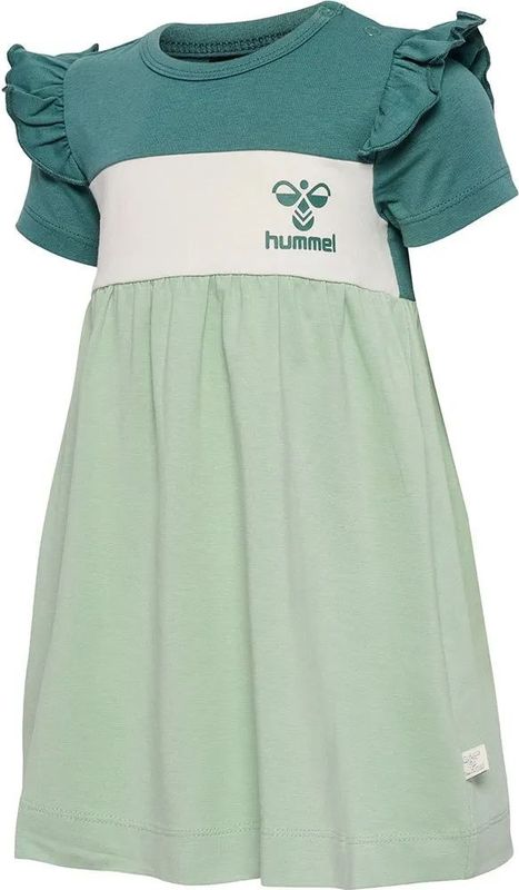 Hummel - Talya Dress - Kinderjurk - Silt Green - Kortarm - 0-3 maanden