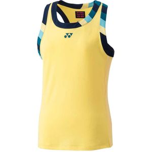 Yonex Ao 20753ex Short Sleeve T-shirt Geel S Vrouw