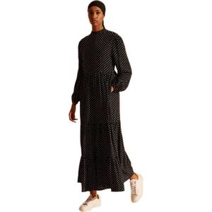 Superdry Skylar Maxi Long Dress Zwart S Vrouw