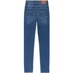 Wrangler Slim Jeans Blauw 38 / 34 Vrouw