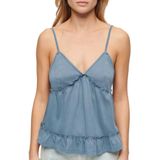 Superdry Tiered Jersey Cami Mouwloze Blouse